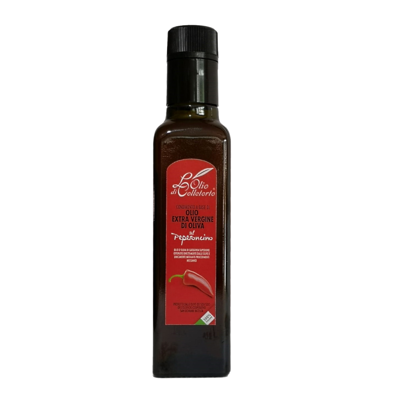Olio extravergine aromatizzato al peperoncino