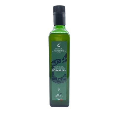 Huile d'olive extra vierge aromatisée au romarin