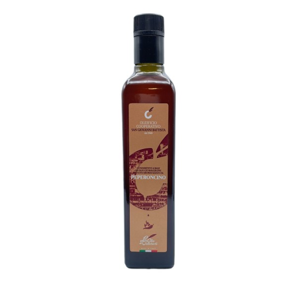 Huile d'olive extra vierge aromatisée au piment