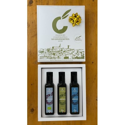 Tris Olio extravergine in confezione regalo
